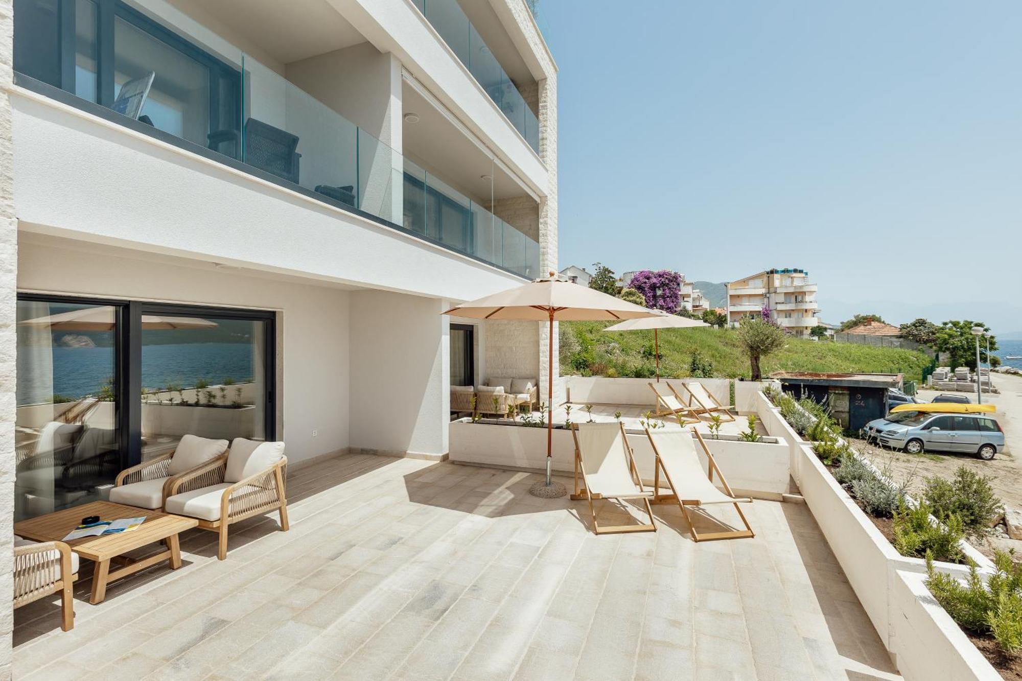 Savina Beachfront Oasis Herceg Novi Luaran gambar